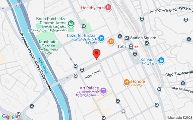 Карта расположения