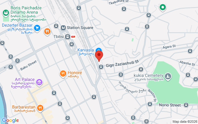 Карта расположения