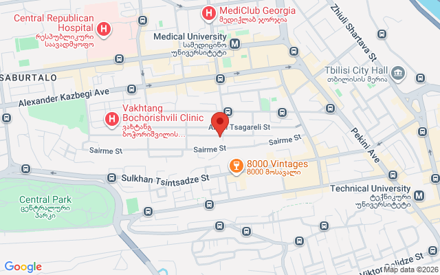 Карта расположения