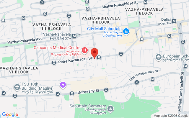 Карта расположения