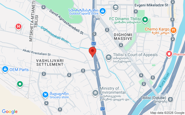 Карта расположения