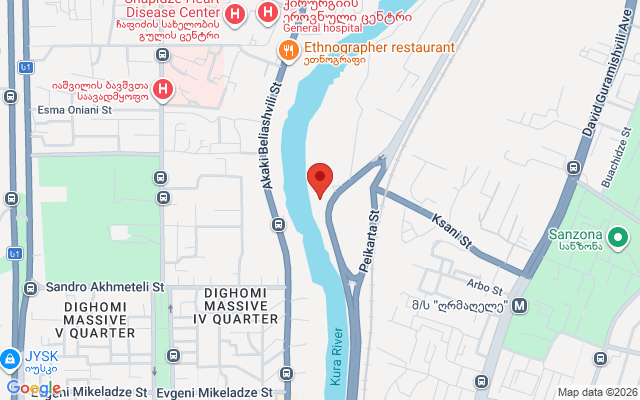 Карта расположения