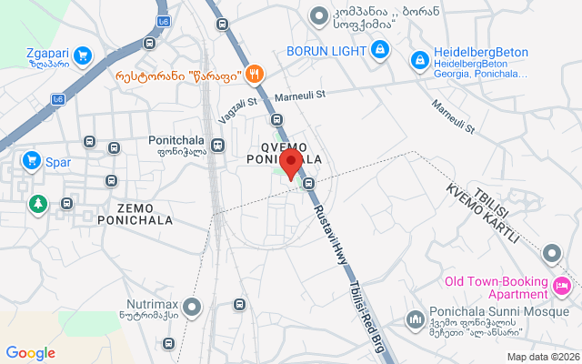 Карта расположения