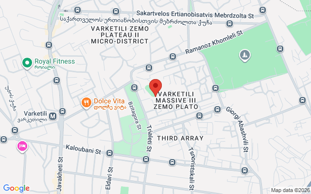 Карта расположения