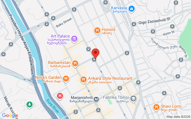 Карта расположения