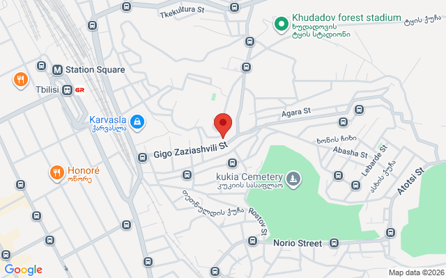 Карта расположения