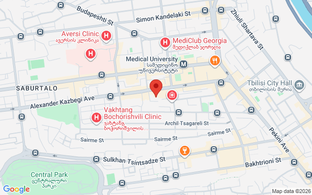 Карта расположения