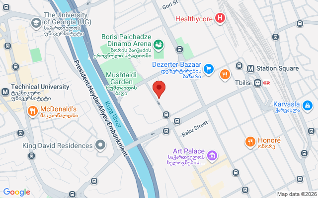 Карта расположения