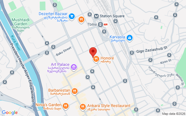 Карта расположения