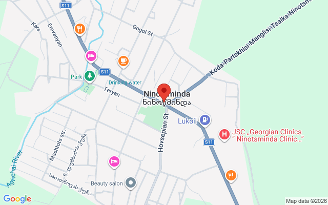 Карта расположения