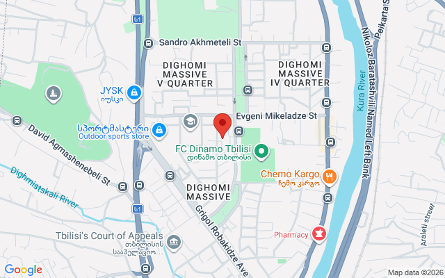 Карта расположения