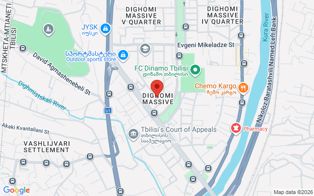 Карта расположения