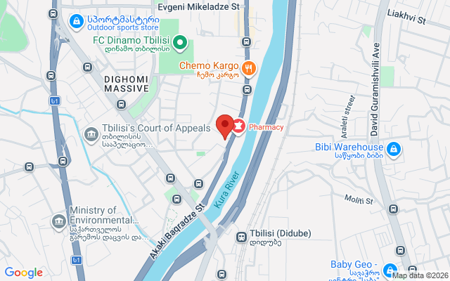 Карта расположения