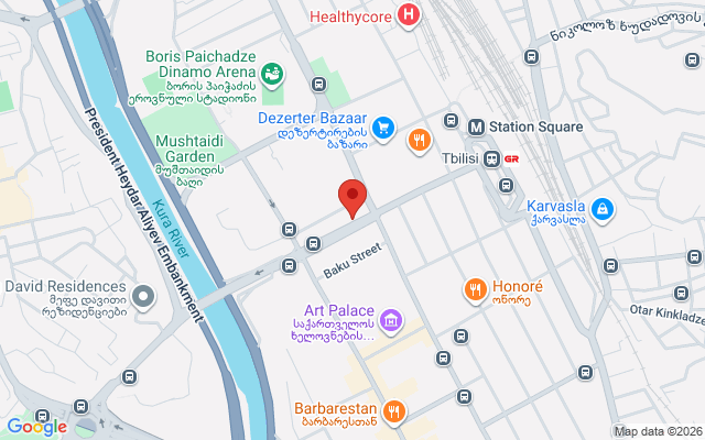 Карта расположения