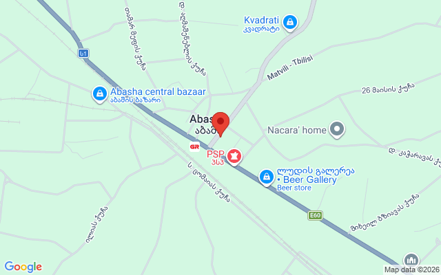 Карта расположения