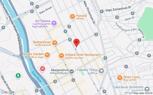 Карта расположения