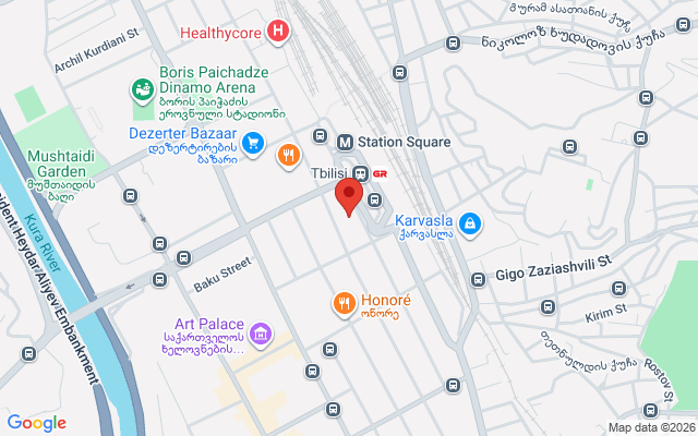 Карта расположения