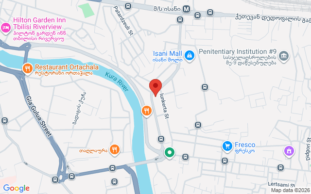 Карта расположения