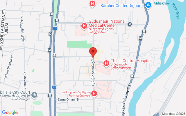 Карта расположения