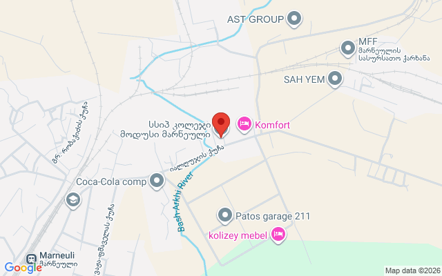 Карта расположения